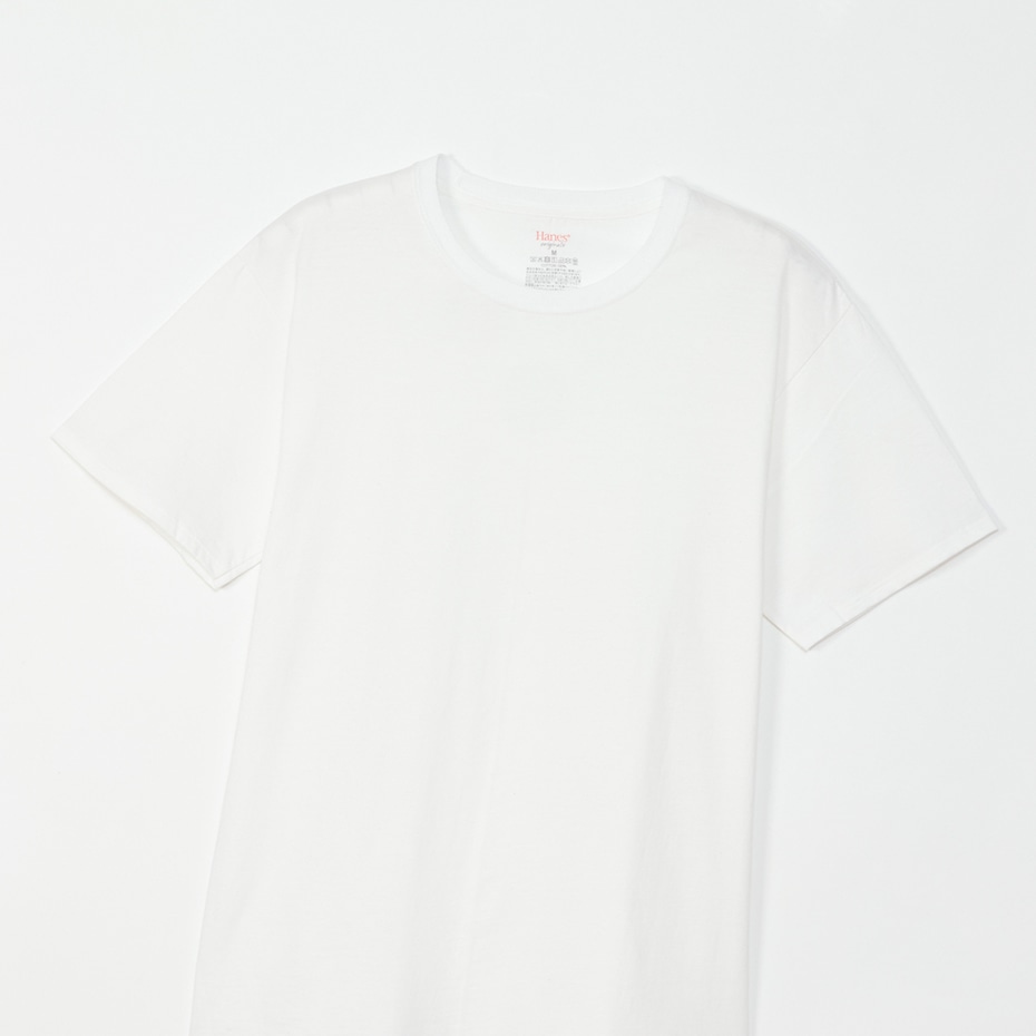 【2枚組】 Hanes originalsリングスパン クルーネックTシャツ 25SS ヘインズ(HM1EB701)